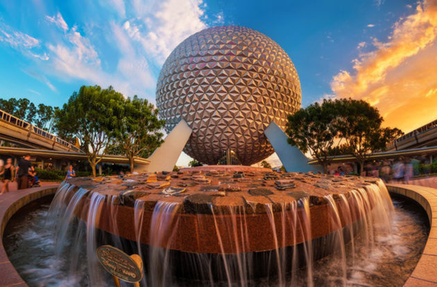 spaceship-earth-sunset-dual-monorails-epcot-v2-copy